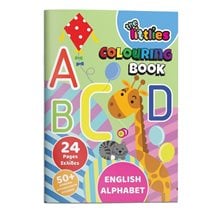 Βιβλίο Ζωγραφικής The Littlies Α4 24σελ. Αγγλικό Αλφάβητο  Βιβλία Ζωγραφικής Αυτοκόλλητα