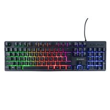 Lamtech Wired GR Keyboard with Rainbow Backlight  Πληκτρολόγια