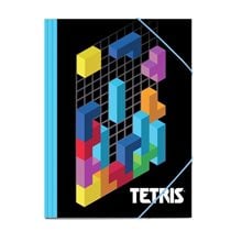 Φάκελος Με Λάστιχο Χάρτινος 25χ35 Tetris  Ντοσιέ