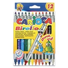Μαρκαδόροι Carioca Birello Dual Tip 12Τεμ 41457  Μαρκαδόροι Διάφοροι