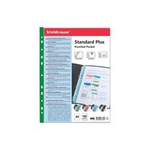 Ζελατίνα Α4 ErichKrause Ενισχυμένη Fizzy Clear 40mcm 10pcs Green Stripe 46708  Θήκες - Ζελατίνες