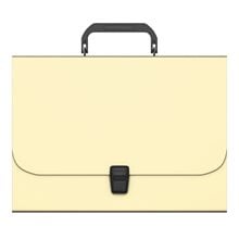 Τσάντα PP Με Χερούλι ErichKrause 372x252x42mm Matt Pastel Yellow 53303  Τσάντες Σχεδίου