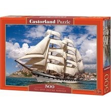Πάζλ Castorland 500τεμ Tall Ship Leaving Harbour B-52851  Παζλ Ενηλίκων