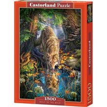 Παζλ Castorland 1500τμχ. Wolf In The Wild C-151707-2  Παζλ Ενηλίκων