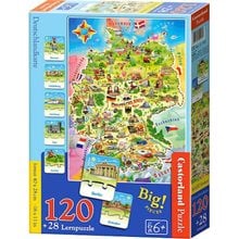 Πάζλ Castorland Big 120τμχ Deutschlandkarte E-180  Παζλ Παιδικά