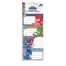 Αυτοκόλλητες Ετικέτες 20 Τμχ PJ Masks  Σχολικές Ετικέτες