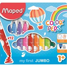 Μαρκαδόρος Maped Color Peps Gumbo 12τεμ. 846020  Μαρκάδοροι Χονδρής Γραφής