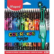 Ξυλομπογιές Maped Color Peps Τερατάκια 24τμ. 862624  Ξυλομπογιές