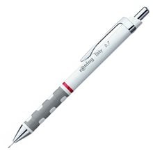 Μολύβι Μηχανικό Rotring Tikky 0.7mm Λευκό - Δώρο Μύτες Και Γόμα  Μολύβια