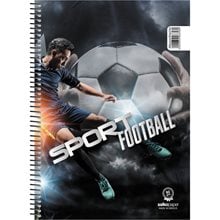 Τετράδιο Σπιράλ 17x25 Salko Sport Football 1 Θέμα 6351  Τετράδια Σπιράλ