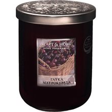 Κερί Αρωματικό Heart & Home Γλυκά Μαυροκέρασα 340g  Κεριά & Αξεσουάρ