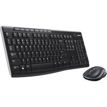 Logitech MK270 Desktop Combo GR (Black, Wireless, GR Keys) (LOGMK270)  Πληκτρολόγια