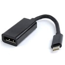 CABLEXPERT USB-C TO DISPLAY PORT ADAPTER BLACK  Καλώδια οθονών