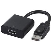 CABLEXPERT DISPLAY PORT TO HDMI ADAPTER BLACK  Καλώδια οθονών