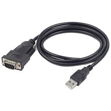 CABLEXPERT USB TO DB9M SERIAL PORT CONVERTER CABLE BLACK 1,5M  Καλώδια-Adapters