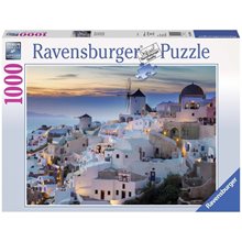 Παζλ Ravensburger 1000τμχ. Σαντορίνη 19611  Παζλ Ενηλίκων