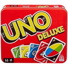 Mattel Uno Deluxe Παιχνίδι Καρτών K0888  Επιτραπέζια Με Κάρτες