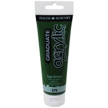 Ακρυλικό Χρώμα Daller Rowney 120ml 375 Sap Green 123120375  Ακρυλικά Χρώματα Ζωγραφικής