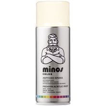 Minos Color Spray Ral 9001 Λευκό Κρεμ 400ml  Χρώματα σε Σπρέι