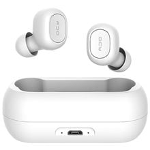 QCY T1C TWS White True Wireless Earbuds 5.0 Bluetooth Headphones 80hrs  Bluetooth