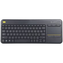 Logitech K400 Plus Ασύρματο Πληκτρολόγιο με Touchpad Αγγλικό US Black (920-007145) (LOGK400)  Πληκτρολόγια