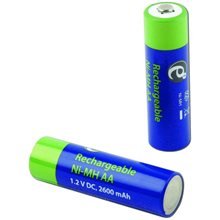 ENERGENIE NI-MH RECHARGEABLE AA BATTERIES 2600MAH 2PCS RETAIL PACK  Μπαταρίες