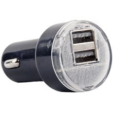 ENERGENIE 2-PORT USB CAR CHARGER 2.1 A BLACK  Gadgets
