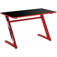 WHITE SHARK GAMING Z-SHAPED DESK FRAME WITH DESKTOP BOARD BLACK RED  Gaming Accessories
