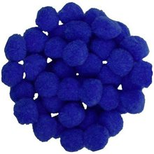 Pompons I-Mondi 25mm Μπλε Χρώμα 50τεμ.  Υλικά Κατασκευών & DIY