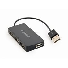 Gembird Usb Hub 4-Port Black  Card Readers - Usb Hubs