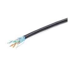 CABLEXPERT CAT 5e FTP LAN OUTDOOR CABLE SOLID AWG24 COPPER (0.51MM) GEL FILLED BLACK COLOR, 305M  Καλώδια Δικτύου
