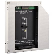 GEMBIRD SLIM 5,25' BAY MOUNTING FRAME FOR NGFF(M.2) SSD MEMMORY CARD 12.7mm HEIGHT  Θήκες σκληρών δίσκων