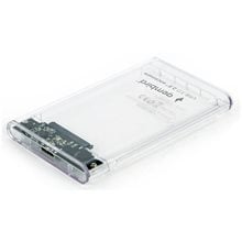GEMBIRD USB 3,0 2,5' ENCLOSURE FOR 9,5MM DRIVE TRANSPARENT PLASTIC  Θήκες σκληρών δίσκων