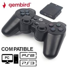 GEMBIRD WIRELESS DUAL VIBRATION GAMEPAD PS2/ PS3 / PC  Gaming Accessories