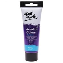 Ακρυλικό Mont Marte 75ml Studio Acrylic 16 Purple  Ακρυλικά Χρώματα Ζωγραφικής