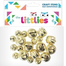 Κουδουνάκια 9χ18mm / 9x12mm 18τεμ. The Litllies  Υλικά Κατασκευών & DIY