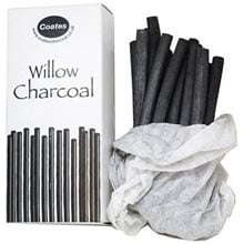 Coates English Willow Χονδρά Κάρβουνα 10-12 Mm  Κάρβουνα ζωγραφικής