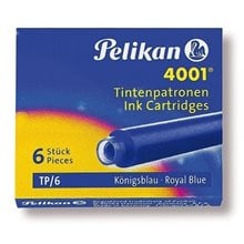 Μελάνι Πέννας Pelikan 6τεμ. 4001 Μπλε  Πένες