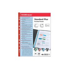 Ζελατίνες ErichKrause Fizzy Clear, 40mcm, A4, Κόκκινη Ράχη (10τμχ) 46707  Θήκες - Ζελατίνες