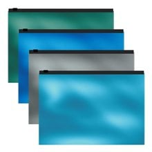 Φάκελος Zip ErichKrause (Glossy Ice Metallic) A4 53295  Θήκες - Ζελατίνες
