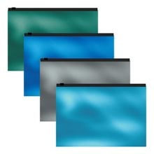 Φάκελος Zip ErichKrause (Glossy Ice Metallic) B5 53296  Θήκες - Ζελατίνες