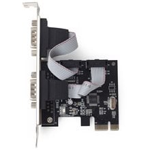 GEMBIRD 2 SERIAL PORT PCI-EXPRESS ADD-ON CARD WITH EXTRA LOW PROFILE BRACKET  Controllers