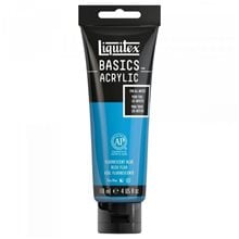 Liquitex 118 Ml Basics 984 Fluorescent Blue  Ακρυλικά Χρώματα Ζωγραφικής