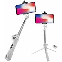Lamtech 2In1 Tripod & Selfie Stick White  Gadgets