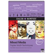 Μπλοκ Σχεδίου Daler-Rowney Mixed Media Spiral A2 594x420mm 250g 30 Φύλλων  Μπλοκ - Χαρτιά Ζωγραφικής & Σχεδίου