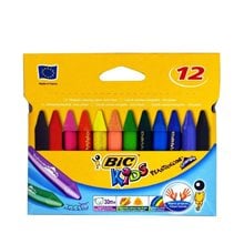 Κηρομπογιά BicKids Plasticdecor 12τμχ  Κηρομπογιές