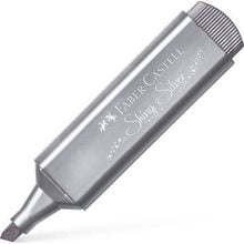 Μαρκαδόρος Υπογράμμισης Faber Castell Metallic Shiny Silver 154661  Μαρκαδόροι