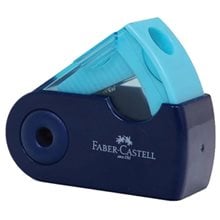 Ξύστρα Faber Castell Μονή Mini Sleeve Δίχρωμη 182714  Ξύστρες