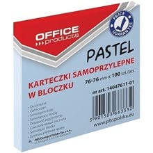 Αυτοκόλλητες Σημειώσεις Office Pastel Μπλε 76x76mm 100τμχ 14047611-01  Post It - Χαρτάκια
