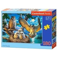 Παζλ Castorland 180τμχ. Owel Family 32x23cm B-018437  Παζλ Παιδικά